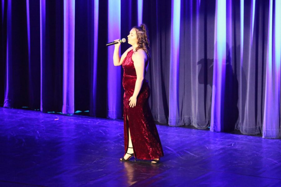 Paige sings One Day by Tate McRae at the 2019 Style Show on Feb. 2