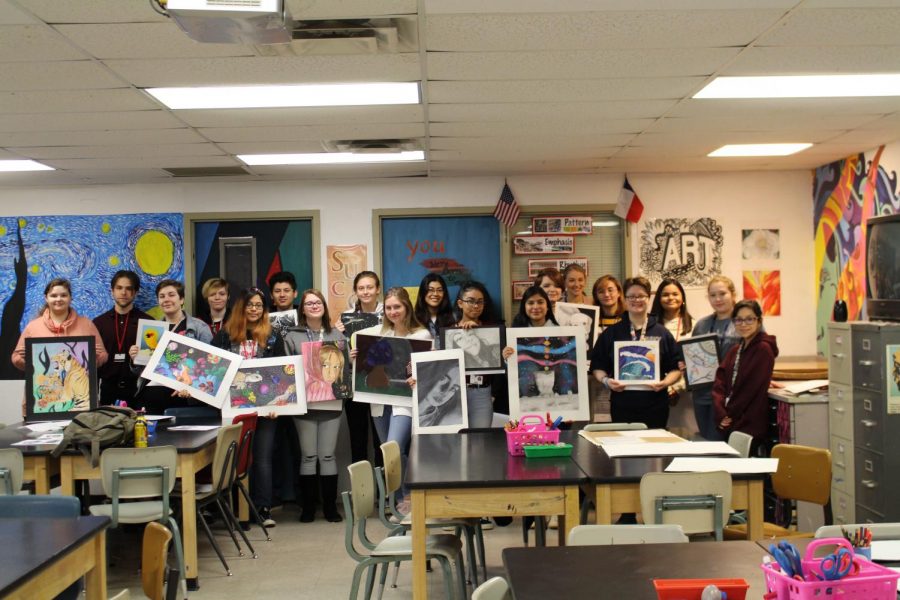 Art+students+participate+in+VASE+UIL+art+competition