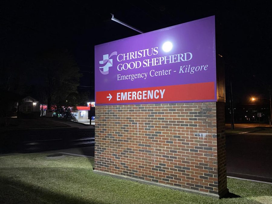 Christus Good Shepherd ER in Kilgore where you can receive a blood draw for COVID testing.  