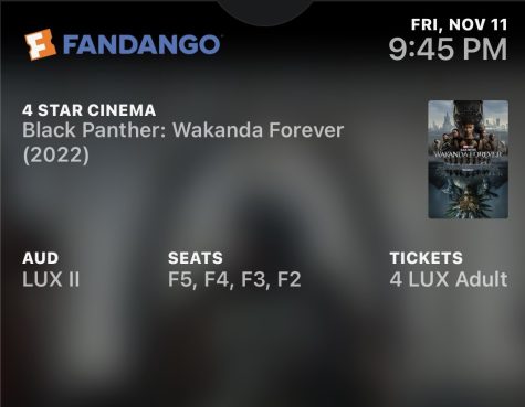 Digital ticket for Wakanda Forever 