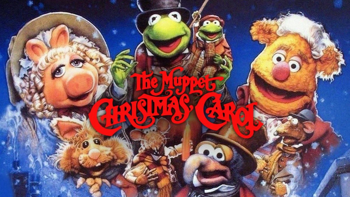 The cast of the Muppets Christmas Carol